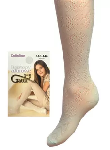 RAJSTOPY GATTA DZ AZUR 128-150 %P (kolor Miętowy, rozmiar 140-146) - Rajstopy - miniaturka - grafika 1