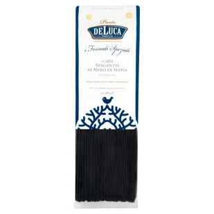 DE LUCA Makaron czarny spaghetti z pszenicy durum - Makaron - miniaturka - grafika 1