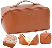 Akcesoria podróżnicze - Kosmetyczka Rozkładana Organizer Pojemny Kuferek - miniaturka - grafika 1