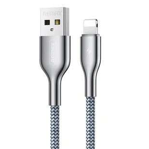 REMAX Kingpin kabel przewód USB - Lightning 2.1A 1m biały (RC-092i) - Kable USB - miniaturka - grafika 1