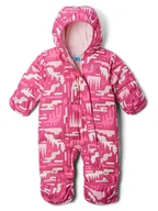 Pajacyki dla niemowląt - Columbia Kombinezon zimowy "Snuggly Bunny II Bunting" w kolorze różowo-kremowym - miniaturka - grafika 1