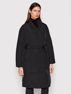 Kurtki damskie - Calvin Klein Kurtka puchowa K20K204158 Czarny Regular Fit - miniaturka - grafika 1