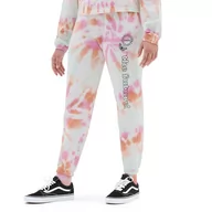 Spodnie sportowe damskie - Spodnie Vans Resort Wash Sweatpants VN000395WHT1 - biała - miniaturka - grafika 1