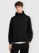 Bluzy męskie - 4F Bluza dresowa rozpinana z kapturem męska - czarna XXL - miniaturka - grafika 1