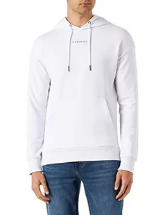 JACK & JONES Męska bluza JJTWIRL z kapturem, biała, L, biały, L - Bluzy męskie - miniaturka - grafika 1