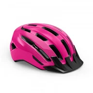 Kaski rowerowe - Kask rowerowy MET DOWNTOWN, błyszczący róż, rozmiar S/M - miniaturka - grafika 1