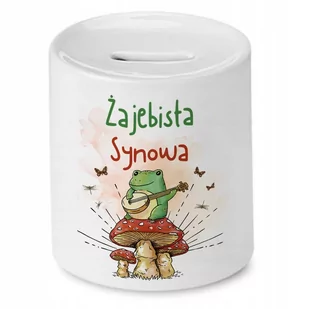 Skarbonka Dla Synowej na Urodziny Imieniny Prezent z Nadrukiem ze Zdjęciem - Skarbonki - miniaturka - grafika 1