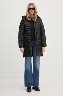 Calvin Klein kurtka damska kolor czarny zimowa K20K208011 - Kurtki damskie - miniaturka - grafika 1
