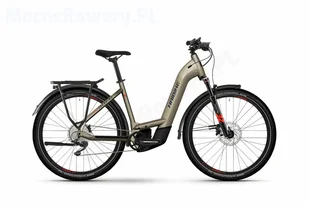 Haibike TREKKING 8 LOW 2024 coffee/red/blue - gloss 27,5 cala - Rowery elektryczne - miniaturka - grafika 1