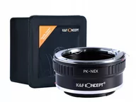 Paski, szelki, uprzęże foto - ADAPTER PENTAX PK na SONY E NEX A7 A6000 - K&F - miniaturka - grafika 1