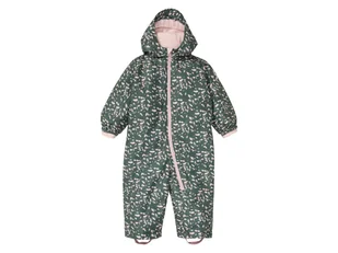 lupilu® Kombinezon zimowy dziewczęcy (80, zielone wzorzyste) - Śpiochy dla niemowląt - miniaturka - grafika 1