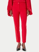 Spodnie damskie - Rinascimento Chinosy CFC0125410003 Czerwony Skinny Fit - miniaturka - grafika 1