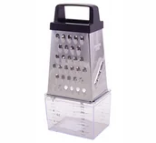 Siekacze tarki i szatkownice - Kamille Tarka, szatkownica 4-stronna z pojemnikiem z miarką 7205 - miniaturka - grafika 1