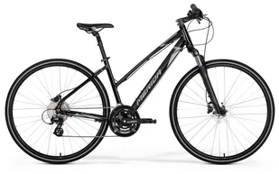 Rower crossowy Merida CROSSWAY 15 M LADY GLOSSY BLACK(MATT SILVER) - Rowery - miniaturka - grafika 1