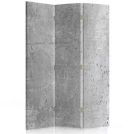 Parawany - Parawan dwustronny obrotowy FEEBY, Szary Beton Mur 110x170 - miniaturka - grafika 1