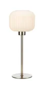 Lampy stojące - Markslojd lampa stołowa Sober 1L E14 stal/biała 38,1cm 108121 - miniaturka - grafika 1