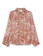 Bluzki damskie - Sidona Bluzka damska, Brązowy, wielokolorowy., XXL - miniaturka - grafika 1