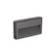 Lampy pozostałe - Ideal Lux Oprawa schodowa FEBE-1 AP antracyt 250854 250854/IL - miniaturka - grafika 1