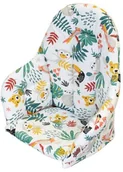Krzesełka do karmienia - Anne & Mikael high chair cushion, Tropiikki - miniaturka - grafika 1