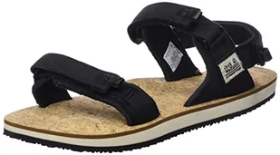 Jack Wolfskin ECOSTRIDE sandały damskie, 2 W, Phantom/Cork, 40,5 EU - Sandały damskie - miniaturka - grafika 1