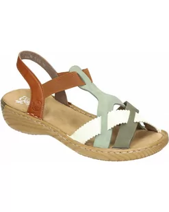 SANDAŁY RIEKER - 910190-00 - Rieker - Sandały damskie - miniaturka - grafika 1