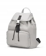 Plecaki - Plecak Damski Miejski PUCCINI Z Rączką Nieprzemakalny Srebrny BK1241210P-4 - Empik - miniaturka - grafika 1