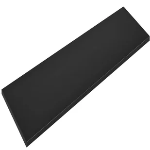 Półka ścienna meblowa Czarna 1.8x20x120 cm Floorpol 5907508719586 - Zawiasy, okucia i inne akcesoria - miniaturka - grafika 1