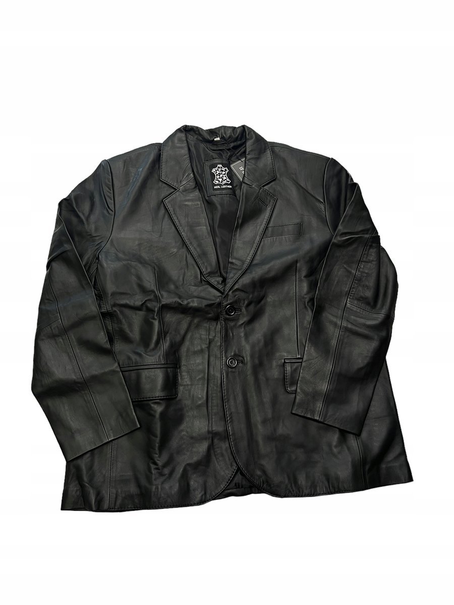 Skórzana kurtka męska Real Leather 3XL