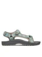 Sandały damskie - Jack Wolfskin Sandały Wave Breaker 4050291 Zielony - miniaturka - grafika 1