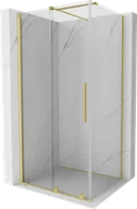Kabiny prysznicowe - Mexen Velar kabina prysznicowa rozsuwana 90x120 cm, transparent, złota szczotkowana - 871-090-120-01-55 - miniaturka - grafika 1