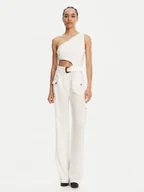 Kombinezony - Versace Jeans Couture Kombinezon 78HAN000 Biały Regular Fit - miniaturka - grafika 1