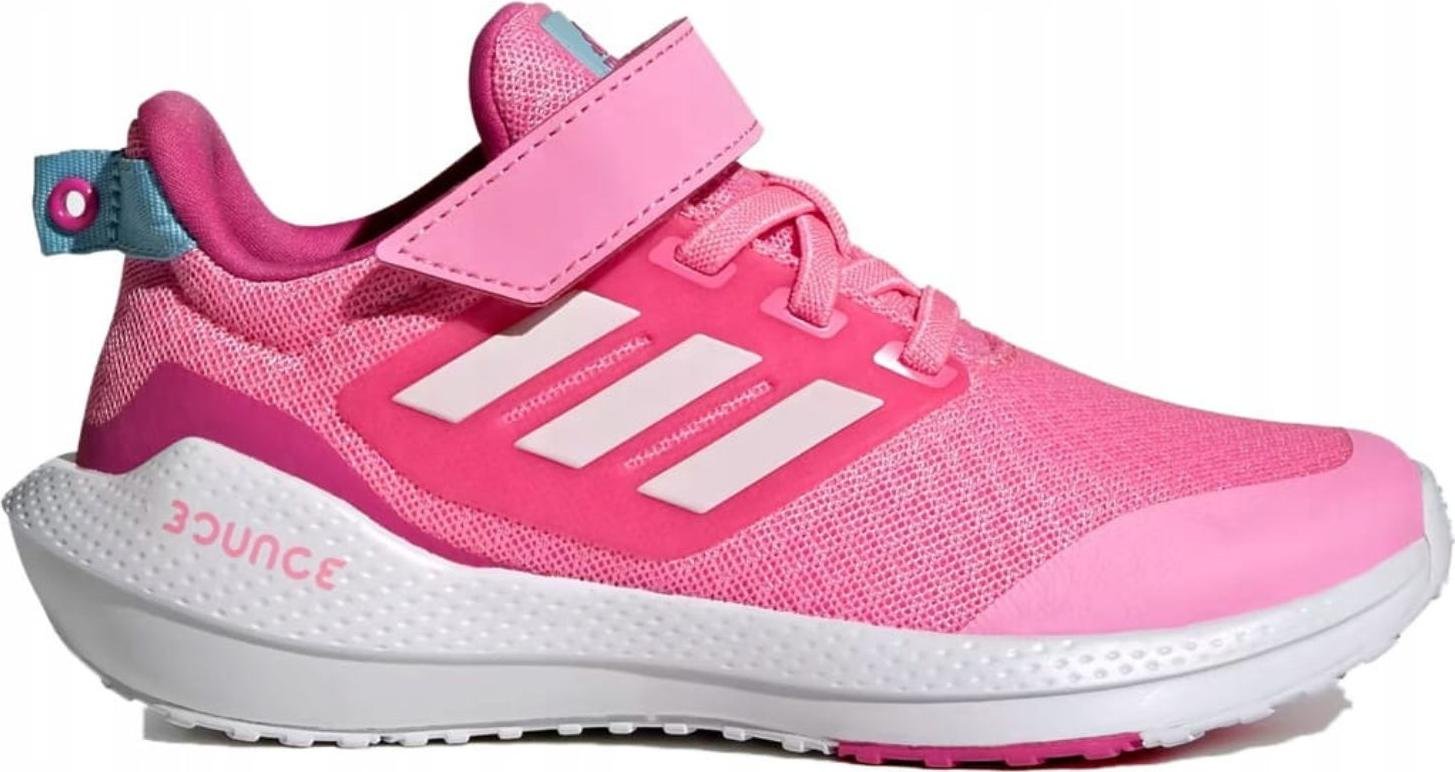 Buty dziecięce Adidas EQ21 Run 2.0 EL sportowe lekkie różowe 38 2/3