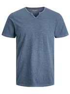 Koszulki męskie - Jack & Jones Koszulka w kolorze granatowym - miniaturka - grafika 1
