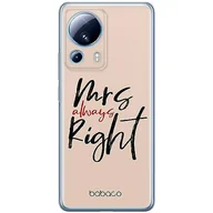 Etui i futerały do telefonów - ERT GROUP etui na telefon Xiaomi 13 LITE/CIVI 2, case oryginalny i oficjalnie licencjonowany przez Babaco, wzór Mrs Right 001, optymalnie dopasowane, plecki z TPU - miniaturka - grafika 1