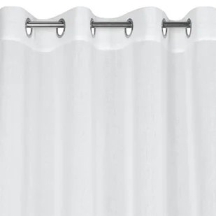 Firana Dekoracyjna Margo 140 x 250 Przelotki Biały - Firany - miniaturka - grafika 5