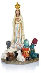 Figurka Matki Bożej Fatimskiej - 15 cm - Ikony i obrazy sakralne - miniaturka - grafika 1