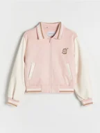 Kurtki i płaszcze dla dziewczynek - Reserved - Kurtka bomber Pusheen - pastelowy róż - miniaturka - grafika 1