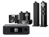 Kino domowe - NAD T778 (czarny) + 703 S3 + 705 S3 + HTM71 S3 + DB4S (czarny) - miniaturka - grafika 1