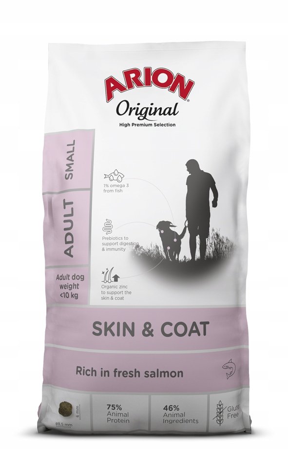 ARION Original Skin & Coat Adult Small Salmon Rice 7 kg