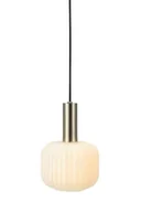 Lampy sufitowe - Markslojd lampa wisząca Sober 1L E14 stal/biała 108122 - miniaturka - grafika 1