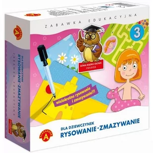 Alexander Rysowanie Zmazywanie 3 628654 0738 - Zabawki kreatywne - miniaturka - grafika 3