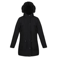 Kurtki i kamizelki sportowe damskie - Płaszcz ocieplany damski Regatta Voltera Parka Rozmiar: XL / Kolor: czarny - miniaturka - grafika 1