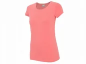 Koszulki i topy damskie - Koszulka damska 4F koral - miniaturka - grafika 1