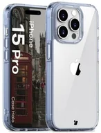 Etui i futerały do telefonów - Bizon Etui Case Halo do iPhone 15 Pro, przezroczysto-niebieskie - miniaturka - grafika 1