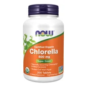 Witaminy i minerały - Now Foods Foods Chlorella 500mg Organic 200 tabs - miniaturka - grafika 1