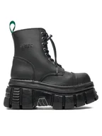Glany damskie - NEW ROCK Glany M-NEWMILI083-VS2 Czarny - miniaturka - grafika 1