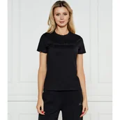 Koszulki i topy damskie - Karl Lagerfeld T-shirt COMMERCIAL LOGO | Regular Fit - miniaturka - grafika 1