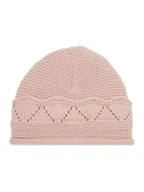 Czapki dla dzieci - United Colors Of Benetton Czapka 6V22AA007 Różowy - miniaturka - grafika 1