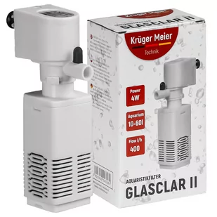 Kruger Meier Glasclar Ii - Filtr Wewnętrzny 400L/H - Filtry akwariowe i akcesoria - miniaturka - grafika 1
