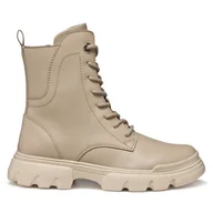 Buty dla dziewczynek - Kozaki Geox J Junette J56HVB 000BC C5000 S Beżowy - miniaturka - grafika 1